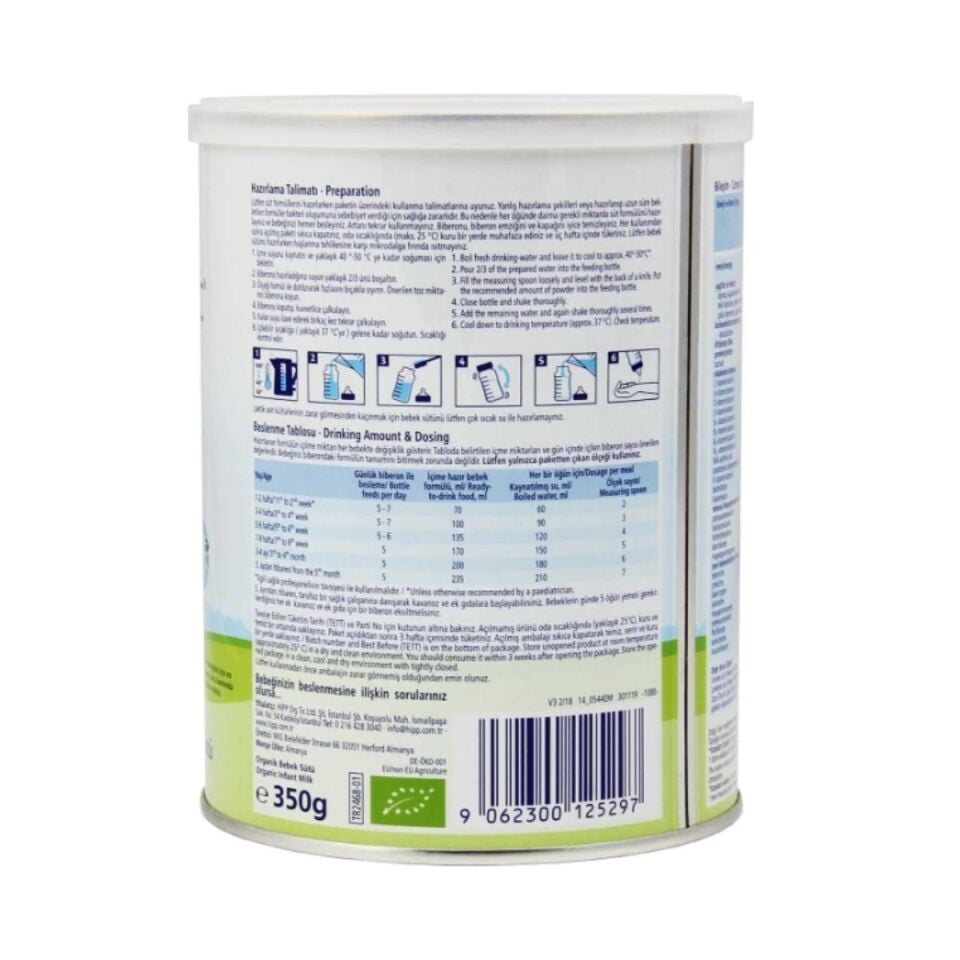 Hipp 1 Combiotic Bebek Sütü 350 gr