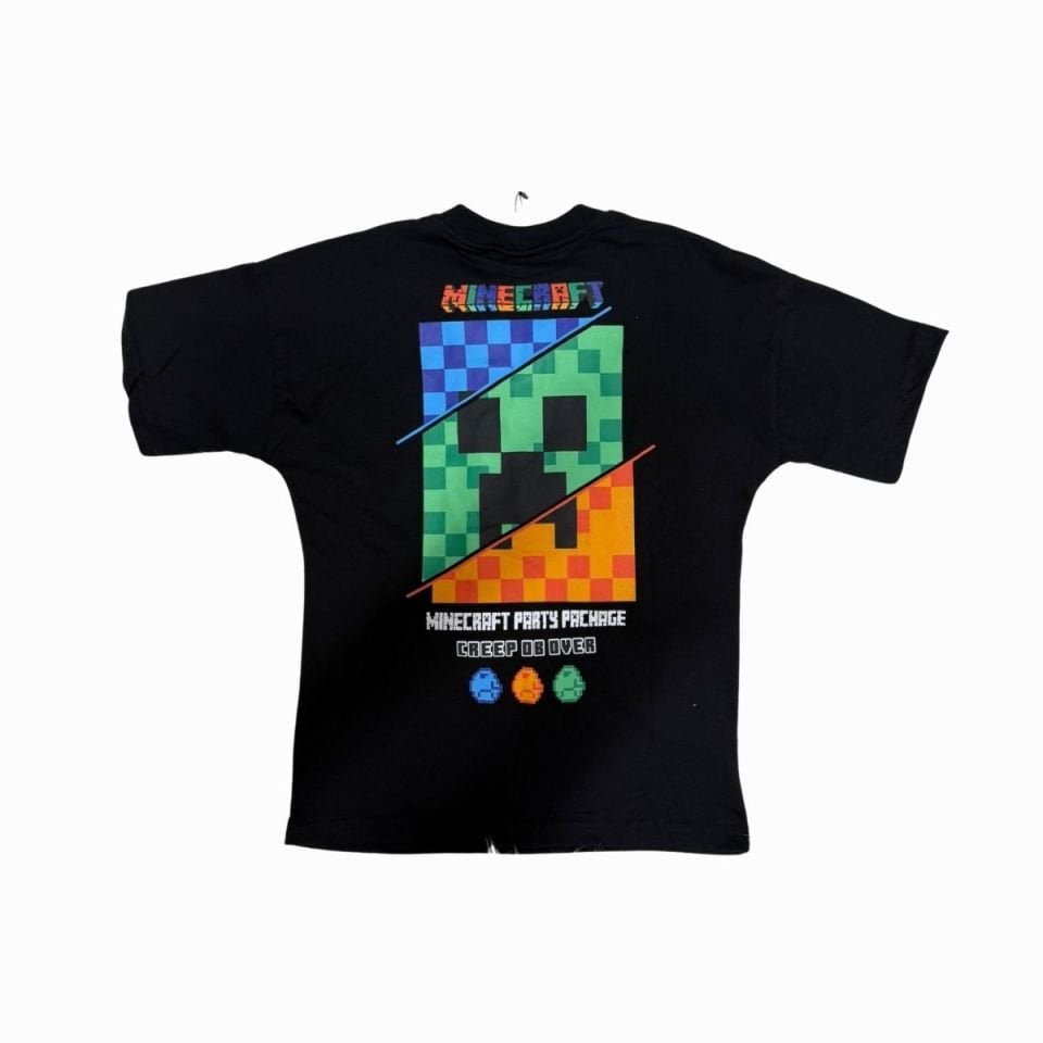 Jeliboom Minecraft Temalı Şortlu Takım