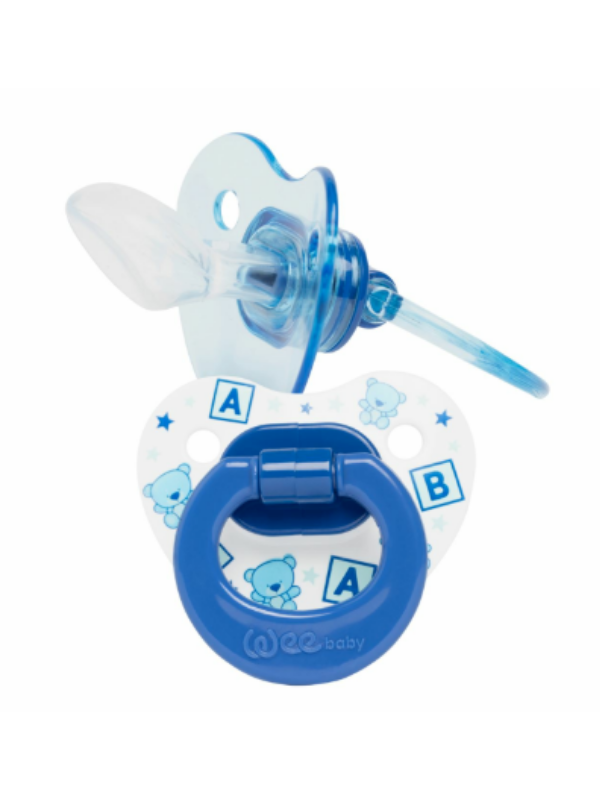 Wee Baby 439 Yalancı Emzik Damaklı No:3 2'li - Mavi