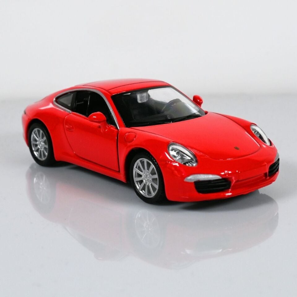 RMZ Porsche 911 S Model Araba Kişiye Özel Plakalı Kırmızı