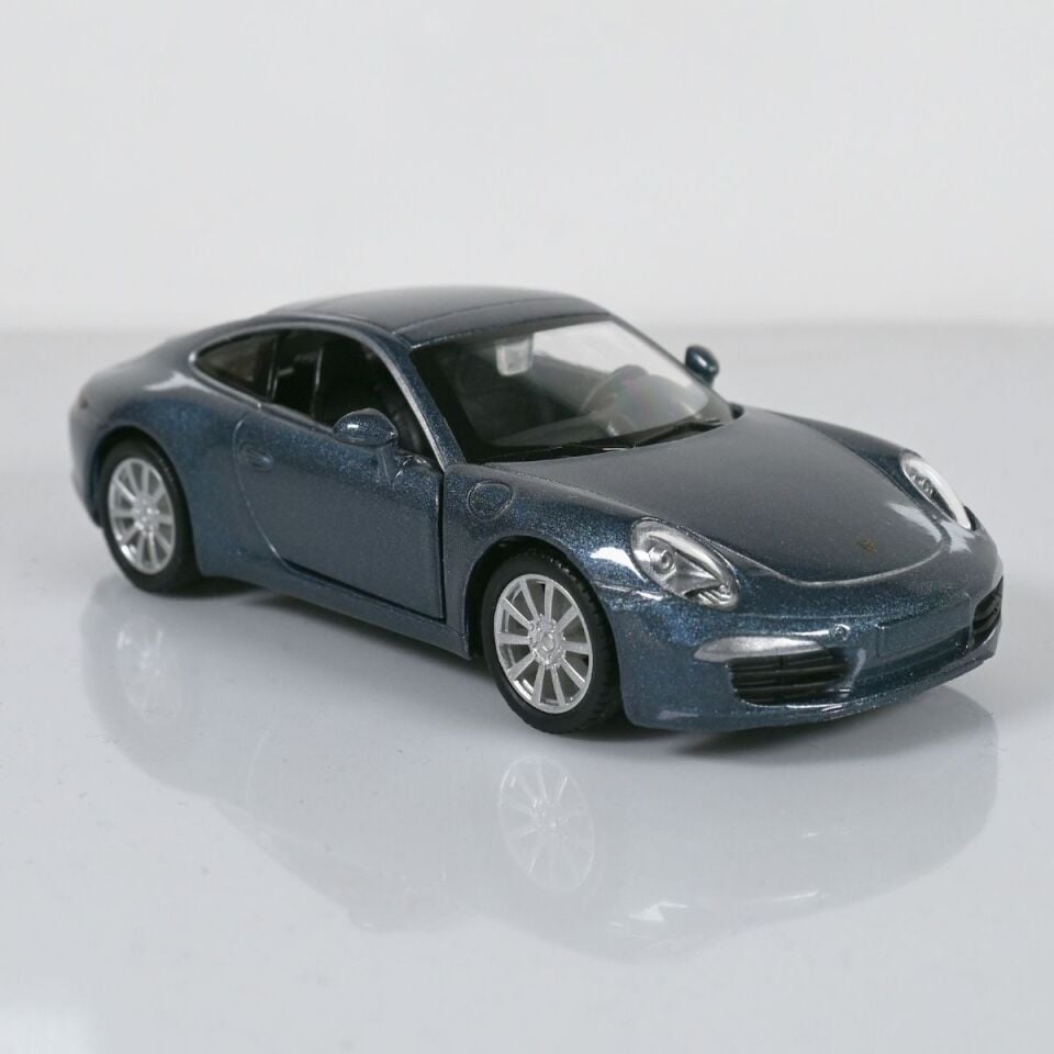 RMZ Porsche 911 S Model Araba Kişiye Özel Plakalı Gri